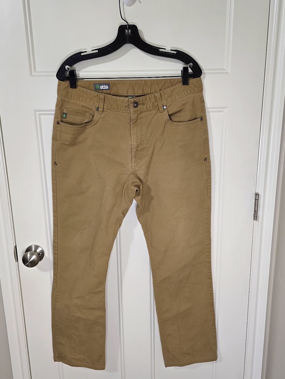 Stio 24/25 Men's Rivet Canvas Pant Barren Brutte Tan 35X30 Outdoor Cabincore - Picture 3 of 12